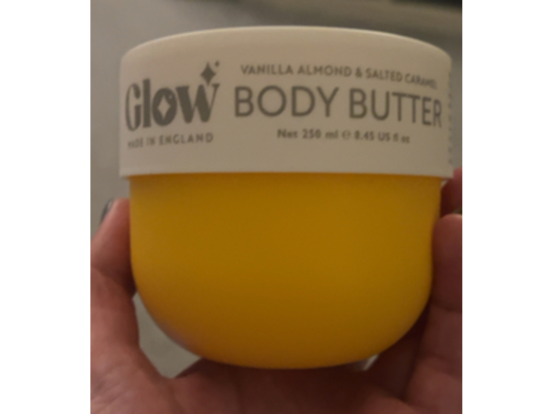 Glow Body Butter, Vanilla Almond & Salted Caramel, 8.45 fl oz/250 mL