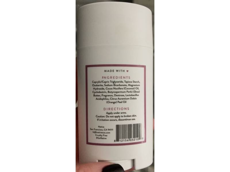 Native Deodorant, Blackberry & Plum, 2.65 oz/75 g