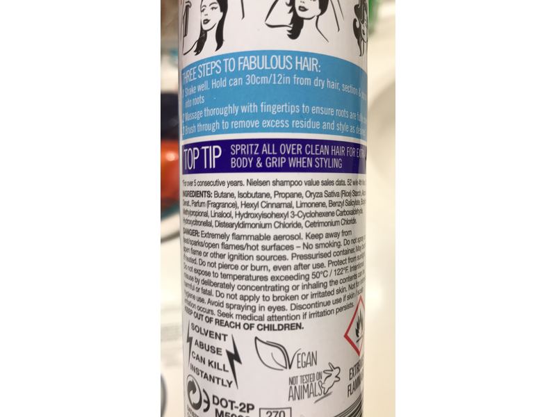 Batiste Dry Shampoo, Light & Breezy Fresh, 6.73 fl oz/200 mL