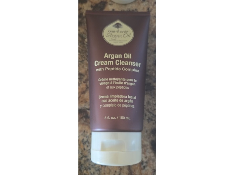 One N Only Cream Cleanser Argan Oil, Peptide, 5 fl oz/150 mL