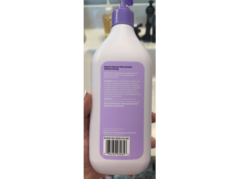 Up&Up Shampoo & Baby Wash, Dreamy Lavender, 20 fl oz/591 mL
