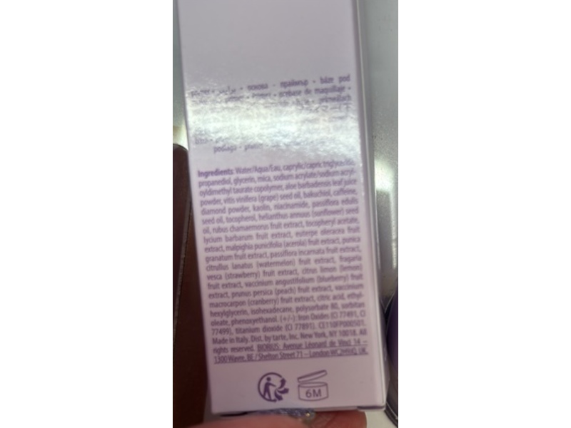 Tarte Ballin’ Base Poreless Primer, Pearl, 0.51 fl oz/15 mL