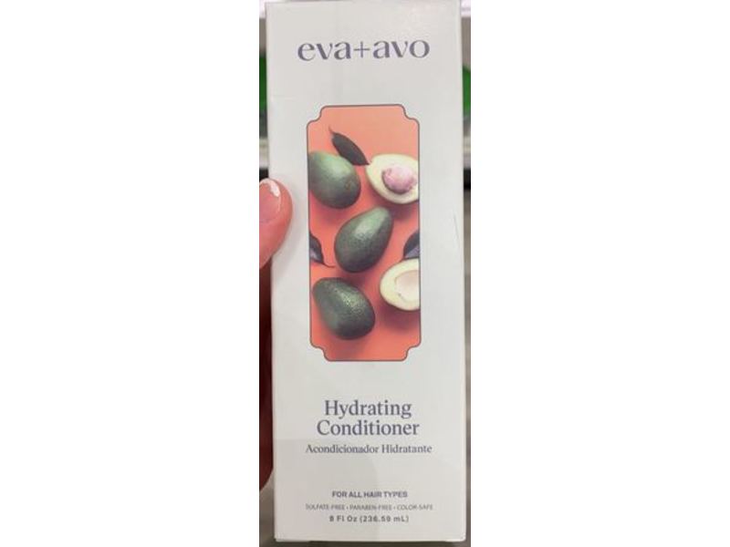 eva+avo Hydrating Conditioner, 8 fl oz/236.59 mL