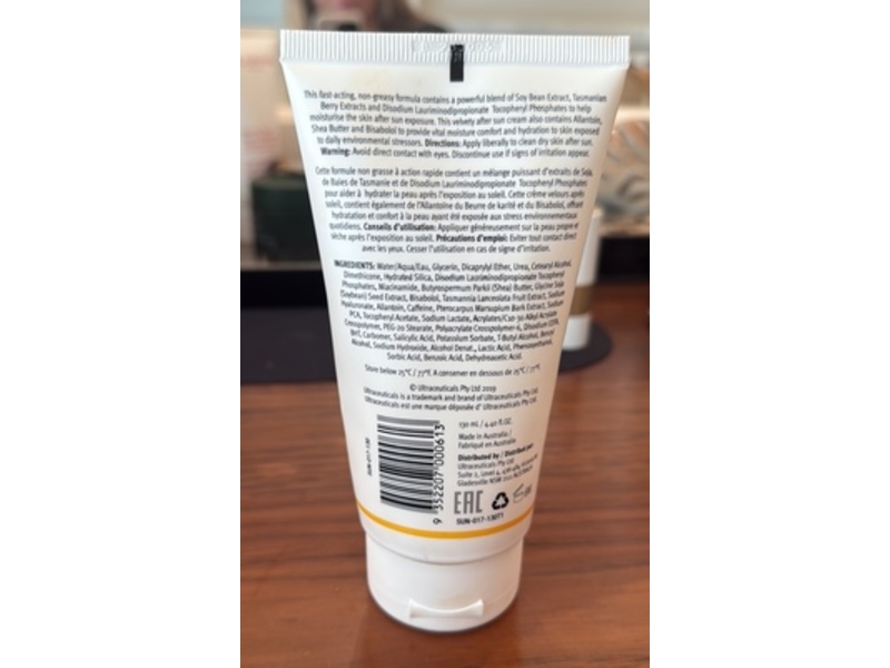 Ultraceuticals Face & Body Recovery Cream, 4.40 fl oz/130 mL