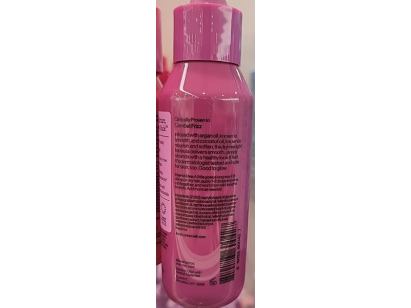 EVA NYC Miracle Melt Nourishing Hair Oil, Argan Oil & Coconut Oil, 2 fl oz/60 mL