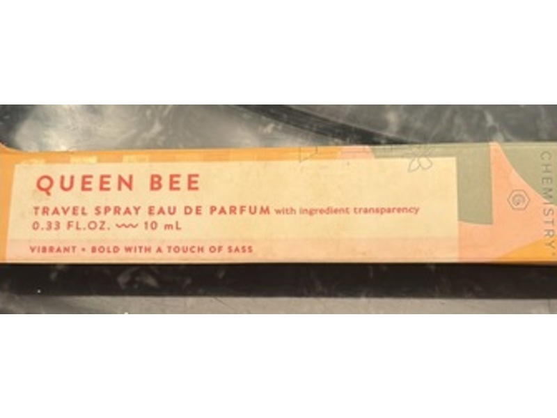 Good Chemistry Eau De Perfume Spray, Queen Bee, Black Currant, Peony + Amber, 0.33 fl oz/ 10 mL