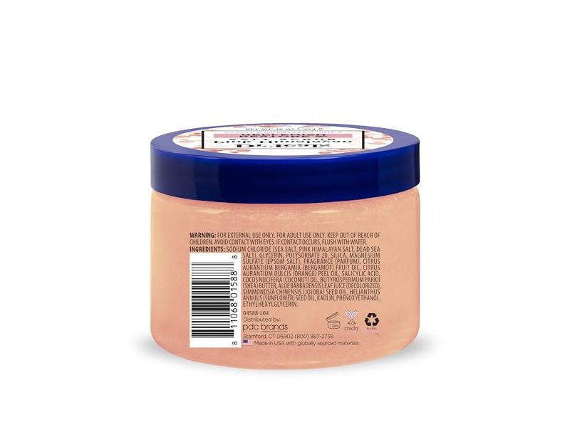 Dr Teal's Pink Himalayan Salt Body Scrub, Restore & Replenish, 16 oz/454 g, Pack Of 3