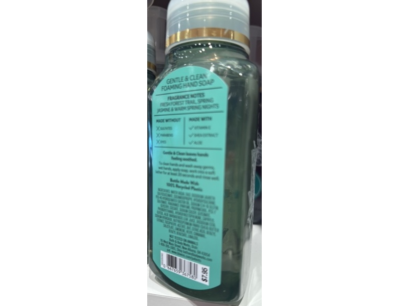 Bath & Body Works Gentle & Clean Foaming Hand Soap, Firefly Forest, 8.75 fl oz/259 mL