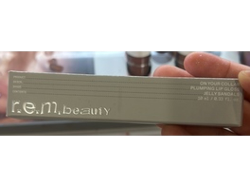 Rem Beauty On Your Collar Plumping Lip Gloss, Jelly Sandals, 0.33 fl oz/10 mL