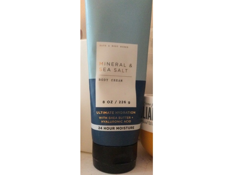 Bath & Body Works Body Cream, Mineral & Sea Salt, 8 oz/236 g