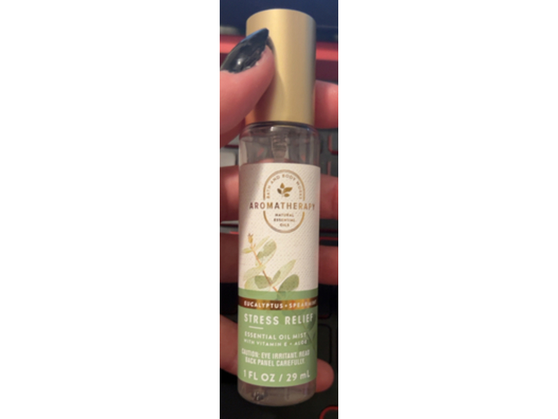Bath & Body Works Stress Relief Essential Oil Mist, Eucalyptus + Spearmint, 1 fl oz/29 mL