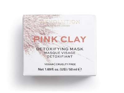 Revolution Skincare London Detoxifying Mask, Pink Clay, 1.69 fl oz/50 mL