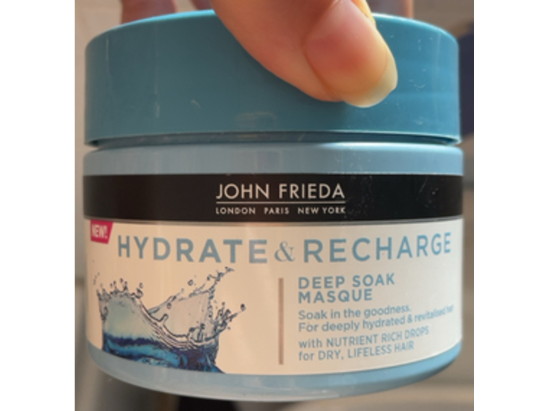 John Frieda Hydrate & Recharge Deep Soak Masque, 250 mL