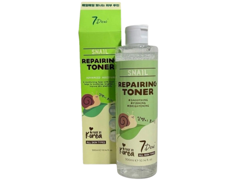 7Dew Repairing Toner, Snail, 10.14 fl oz/300 mL
