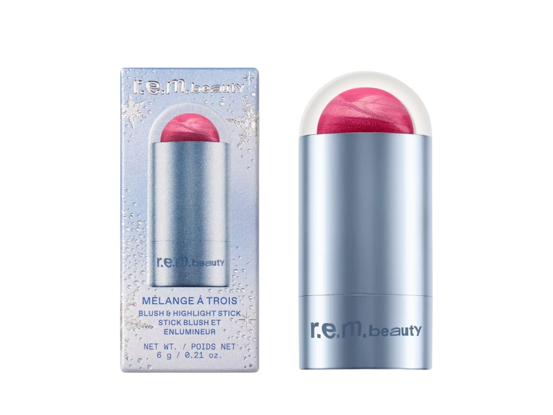 R.E.M. Beauty Melange A Trois Blush & Highlight Stick, Cheeky, 0.21 oz/6 g