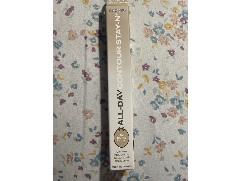 Sacheu All Day Color Stay-N Liquid Contour,02 Giving Iconic, 0.32 fl oz/9.57 mL