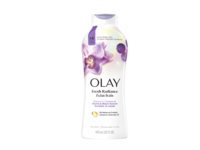 Olay Fresh Radiance Body Wash, Orchid & Black Currant, 22 fl oz/650 mL, Pack Of 4 - thumbnail 1