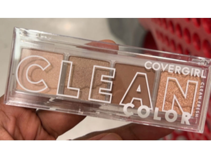 CoverGirl Clean Color Eyeshadow, Shimmering Beige, 0.14 oz