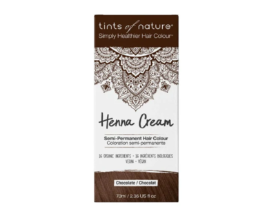 Tints Of Nature Semi-Permanent Henna Cream, Chocolate, 2.36 fl oz/70 mL