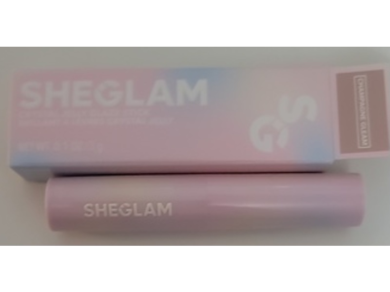 SheGlam Crystal Jelly Glaze Eyeshadow Stick, Champagne Gleam, 0.1 oz/3g