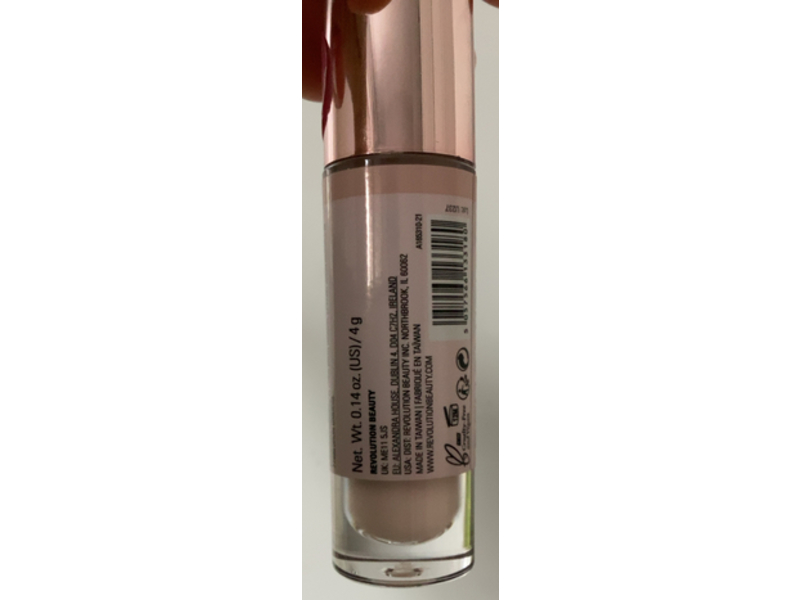 Revolution Makeup Revolution London Conceal & Hydrate Liquid Concealer, C0.5, 0.14 oz/4 g
