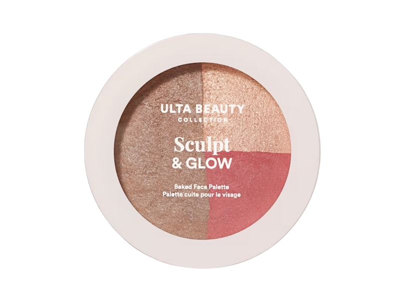 Ulta Beauty Sculpt & Glow Baked Face Palette, St. Tropez Sky, 0.5 oz/14 g