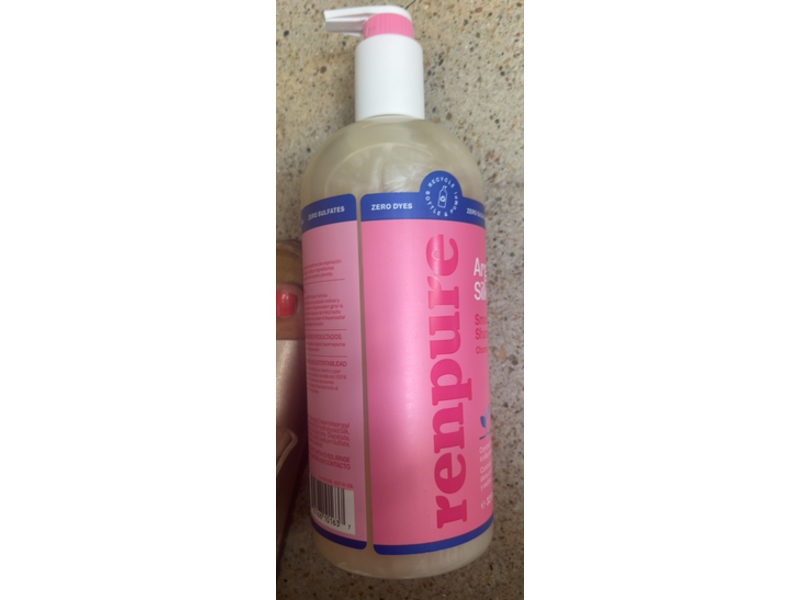 Renpure Smoothing Shampoo, Argan & Silk Protein, 32 fl oz/946 mL