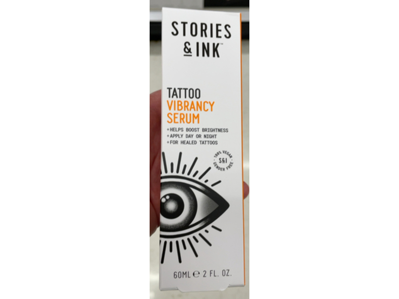 Stories & Ink Tattoo Vibrancy Serum, 2 fl oz/60 mL