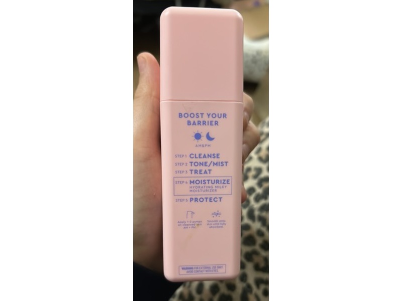 Byoma Boosted Barrier Hydrating Milky Moisturizer, 1.69 fl oz/50 mL