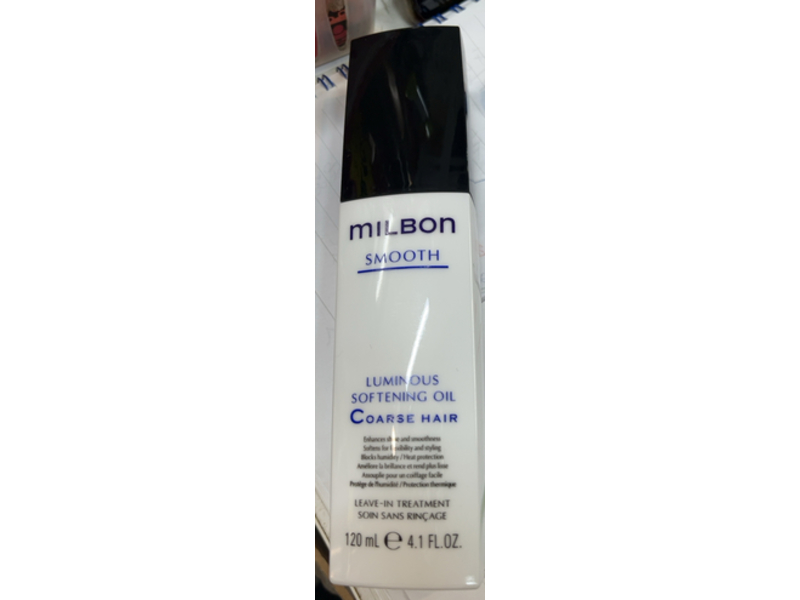 Milbon Smooth Luminous Bodifying Oil Fine Hair, 4.1fl oz/120