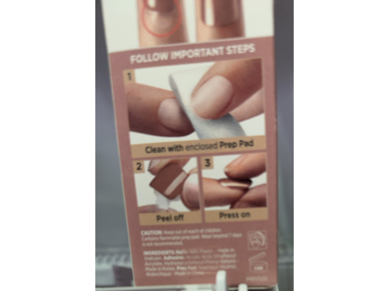 Impress Press-On Manicure Fake Nails, 30 Count