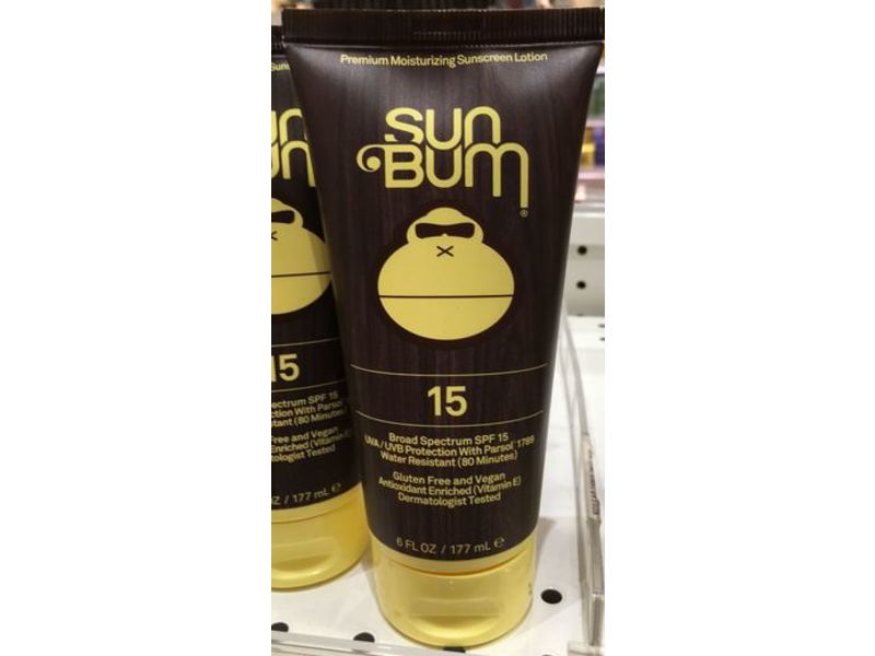 Sun Bum Moisturizing Sunscreen Lotion, SPF 15, 6 fl oz/177 mL