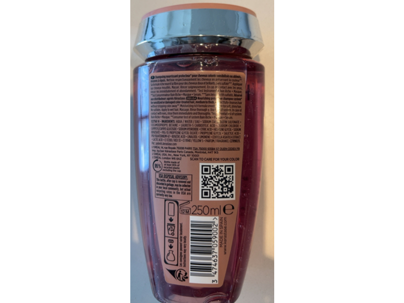 Kerastase Chroma Absolu Bain Chroma Respect Shampoo, Amino Acid + Centella Asiatica, 8.5 fl oz/250 mL