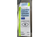 Loteprednol Etabonate Ophthalmic Suspension 0.5%, 5 mL, Lupin (Rx) - thumbnail 2
