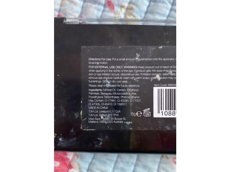 Tjm Shine Bright Glitter Eyeshadow Palette, 6 g