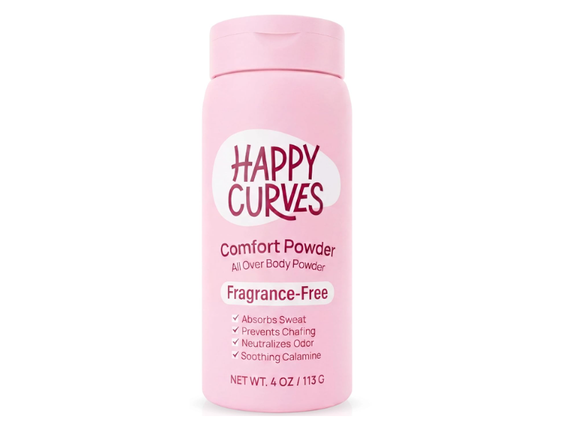 Happy Curves Comfort Powder, Tahitian Vanilla, 4 oz/113 g