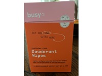 Busy Co Deodorant Wipes, Clarifying Citrus, 6.3 oz, 15 Count - thumbnail 2