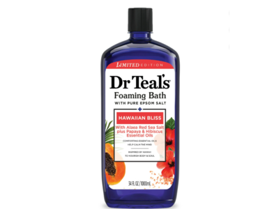 Dr Teal's Foaming Bath, Hawaiian Bliss, 34 fl oz/1000 mL