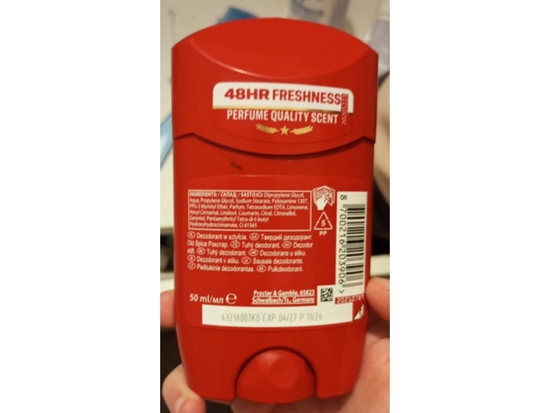 Old Spice Rockstar Deodorant Stick, Vibrant Bergamot, 50 mL