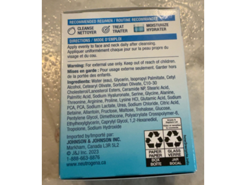 Neutrogena Hydro Boost Gel Cream Extra-Dry, 1.7 fl oz/50 mL