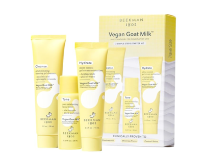 BeekMan 1802 3 Simple Steps Starter Kit, Vegan Goat Milk