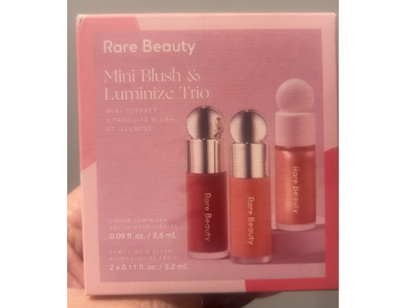 Rare Beauty Mini Blush & Luminize Trio, Beloved + Virtue & Enliven