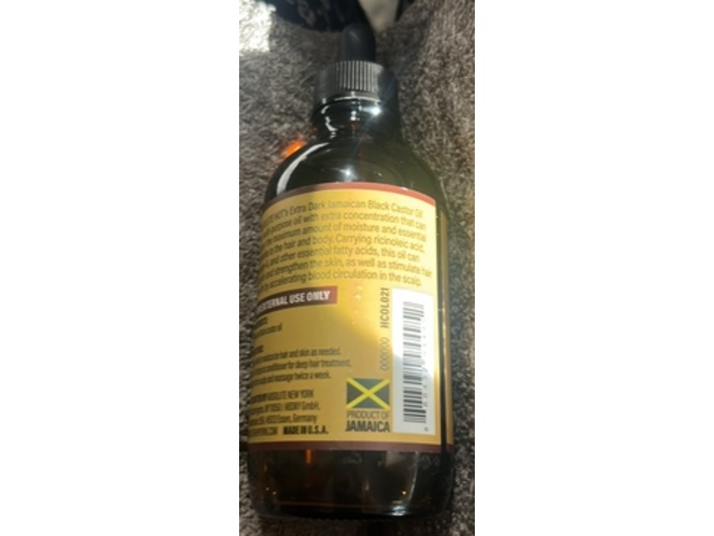 Absolute Hot Jamaican Black Extra Dark Castor Oil, 4 fl oz/120 mL