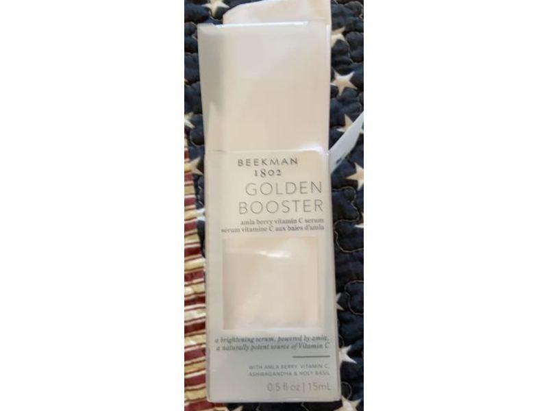 Beekman 1802 Golden Booster Serum, Amla Berry, 0.5 fl oz/15 mL