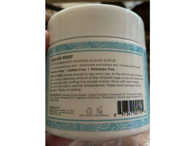 LaLicious Extraordinary Whipped Body Scrub, Sugar Reef, 16 oz/453 g