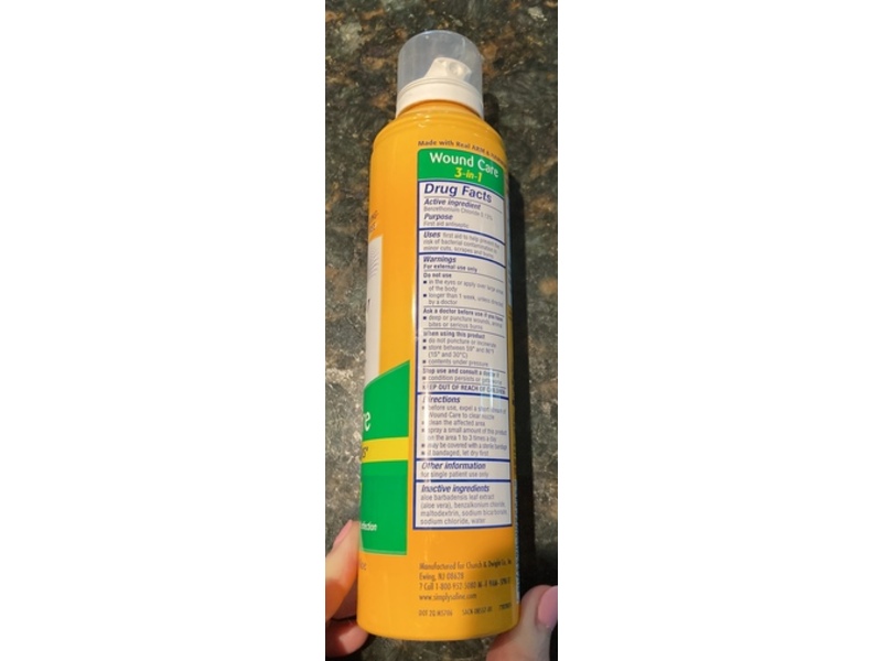 Simply Saline First Aid Antiseptic Wound Care, 7.40 oz/211 g