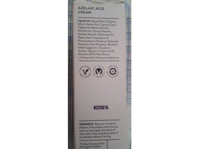 Boots Azelaic Acid Cream, 30 mL