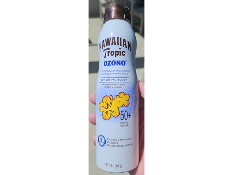 Hawaiian Tropic Solar Protecter Spray, SPF 50+, Ozono, 180 mL