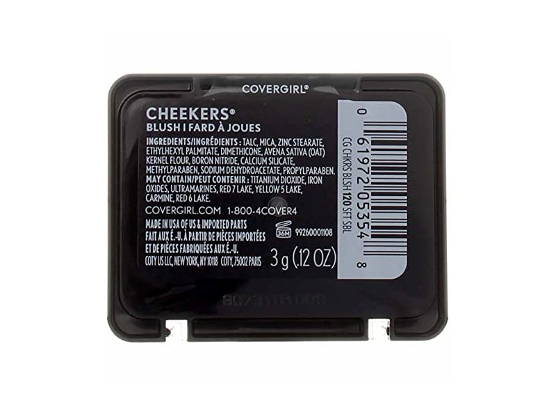 Covergirl Cheekers Blush, 120 Soft Sable 0.12 oz/3 g