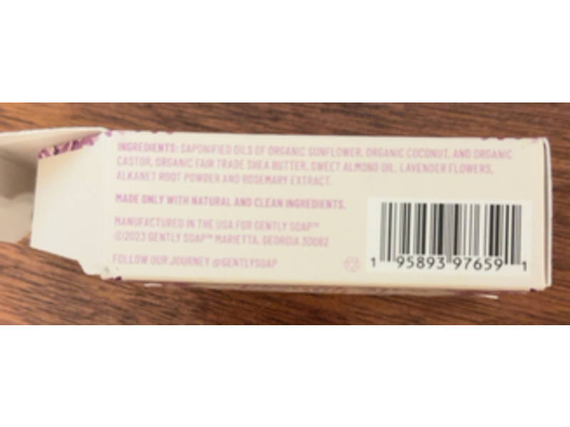 Gently Soap Rign Cloud, Lavender, 4 oz